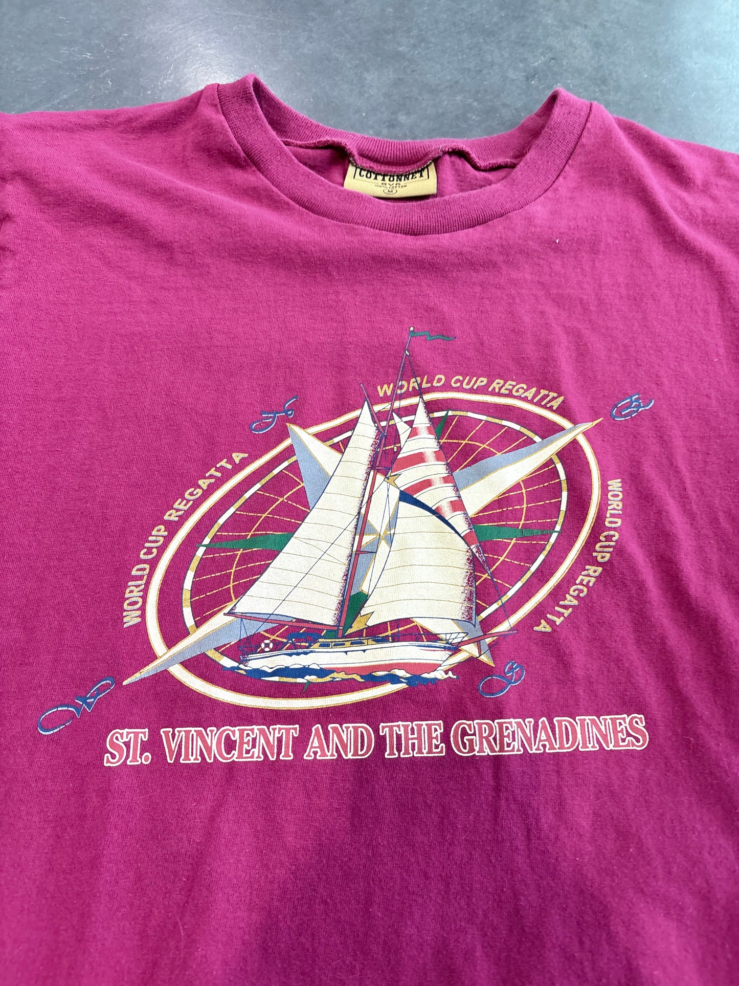 Vintage Y2K World Cup Regatta Graphic Tee