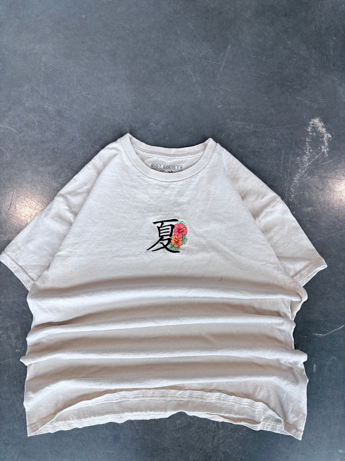 Japanese Embroidered Streetwear Graphic Tee