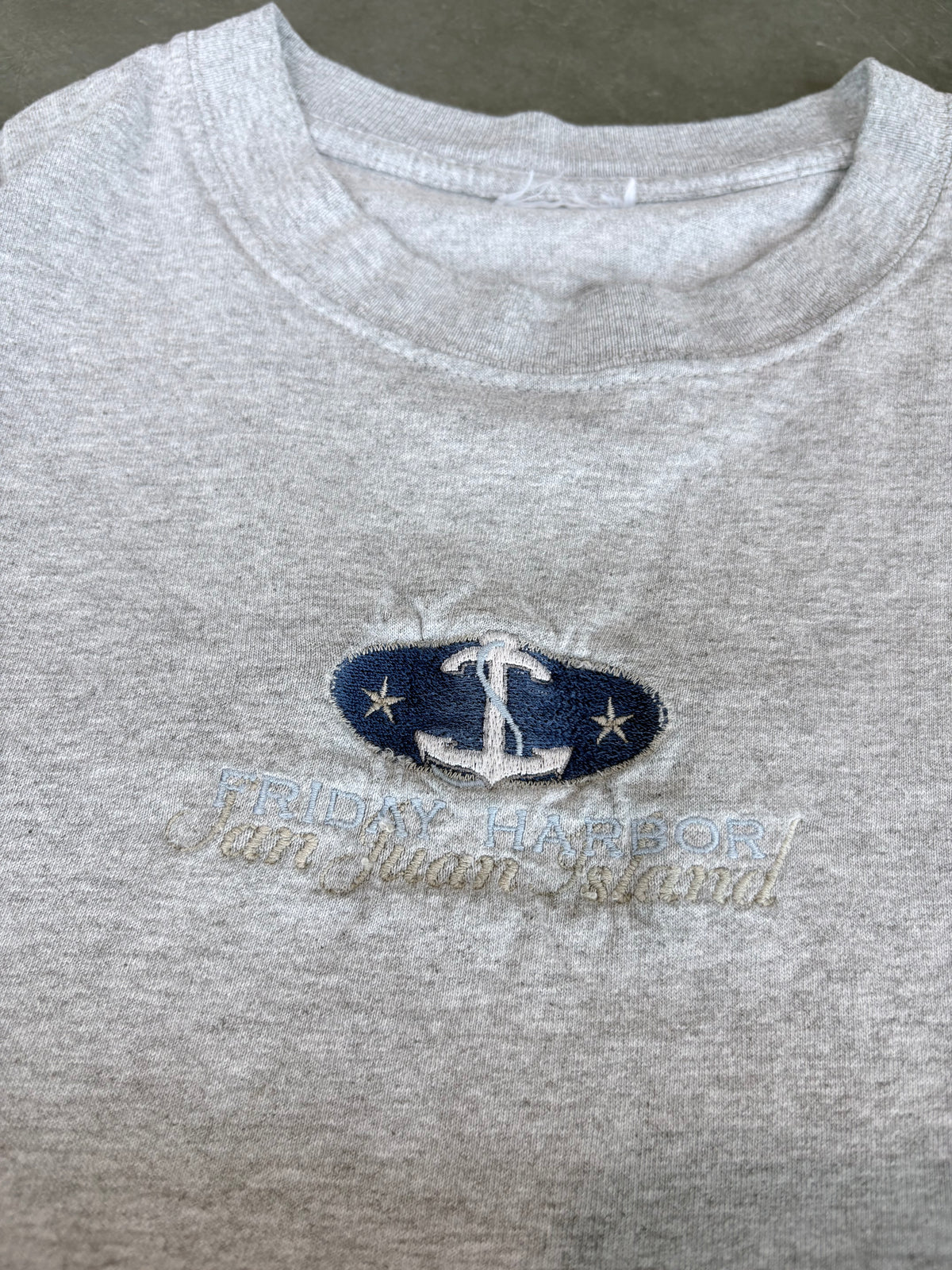 Vintage San Juan Island Embroidered Graphic Tee