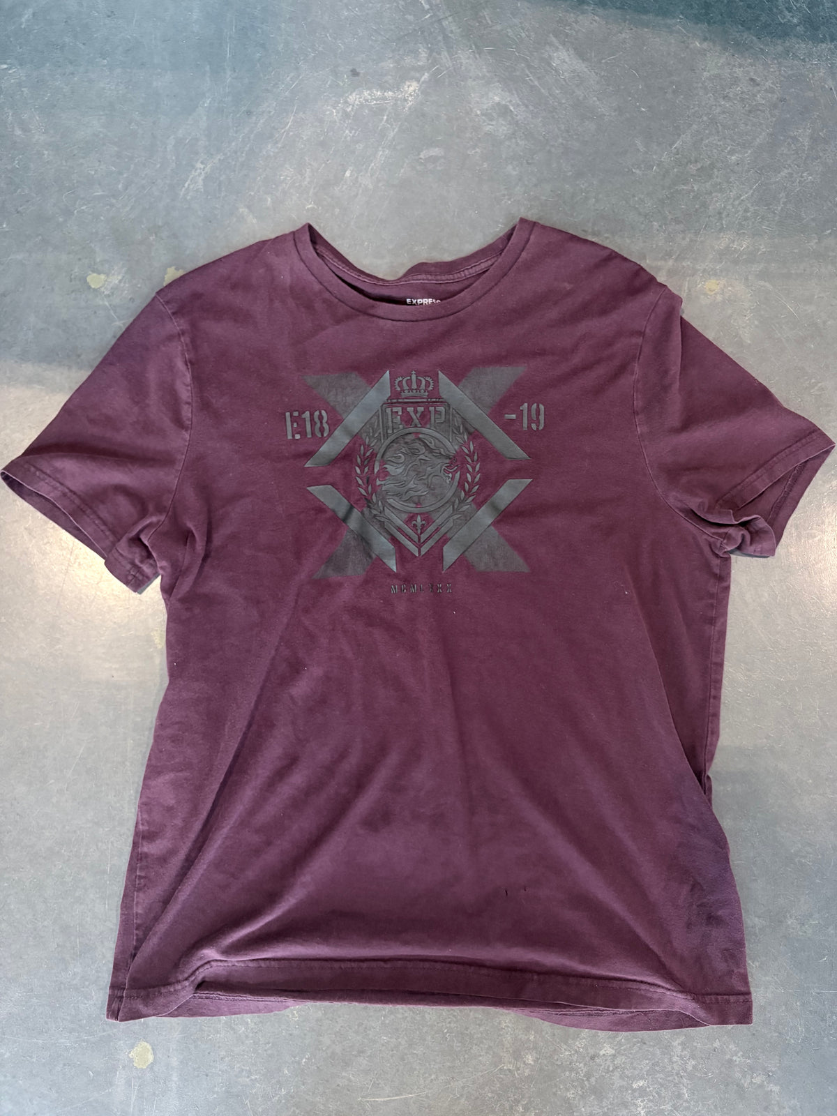 Express Grunge Graphic Tee