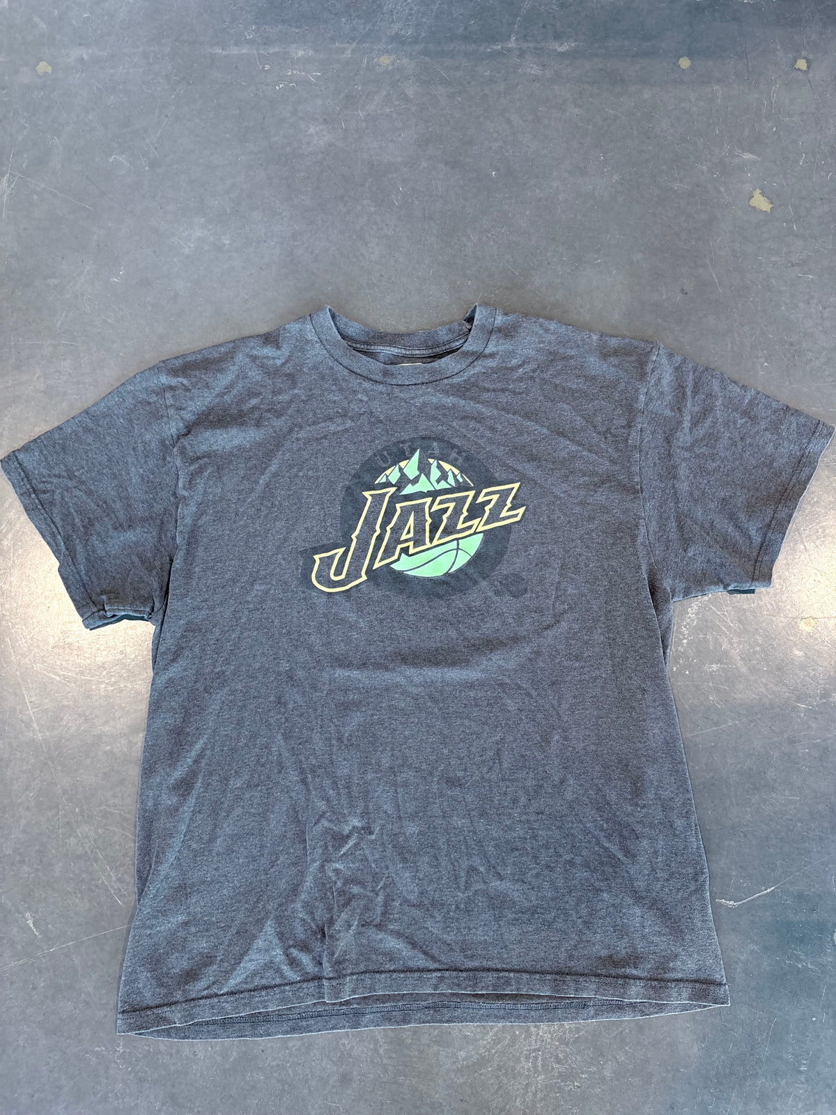 Y2K Utah Jazz Logo Graphic Tee