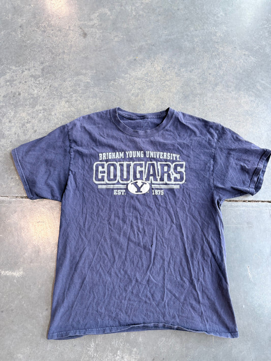 Y2K BYU Cougars Graphic Tee