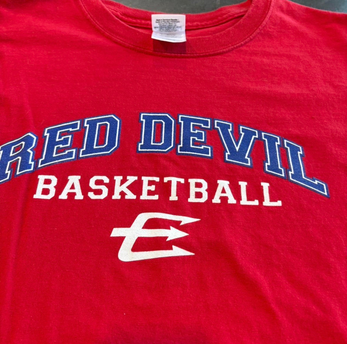 Red Devil Basketball Graphic Tee