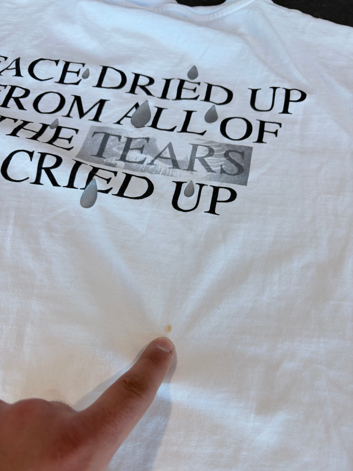 1017 ALYX 9SM Tears Dried Up Graphic Tee