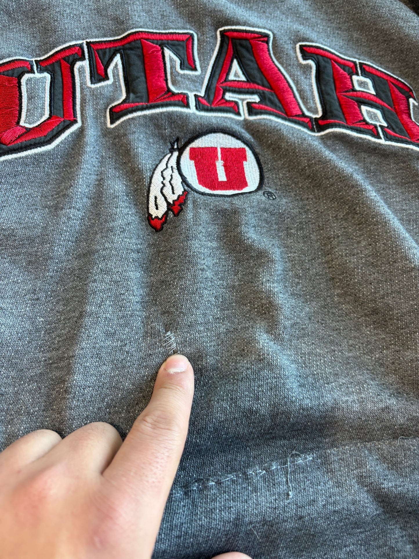 Y2K Utah Utes Graphic Hoodie