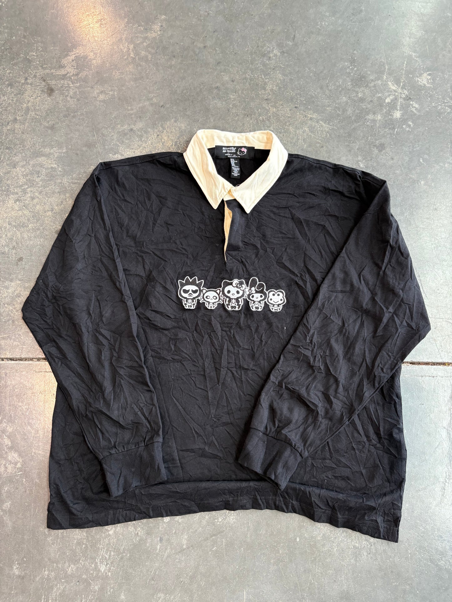 Hello Kitty Long Sleeve Polo