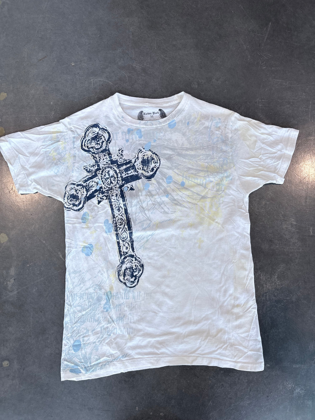 Grunge Y2K Cross Graphic Tee