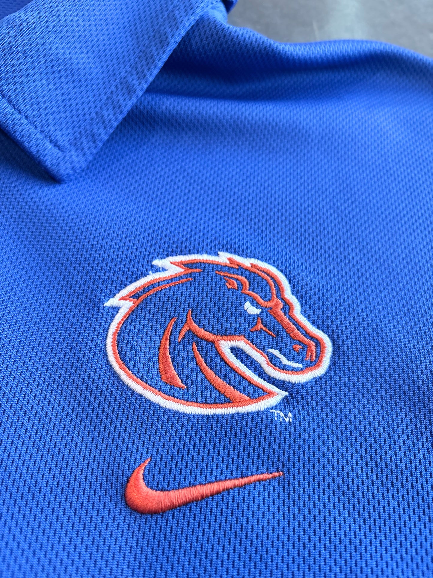 Y2K Boise State Bronco Nike Team Polo