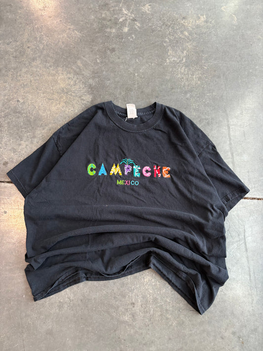 Vintage Campeche Mexico Embroidered Graphic Tee