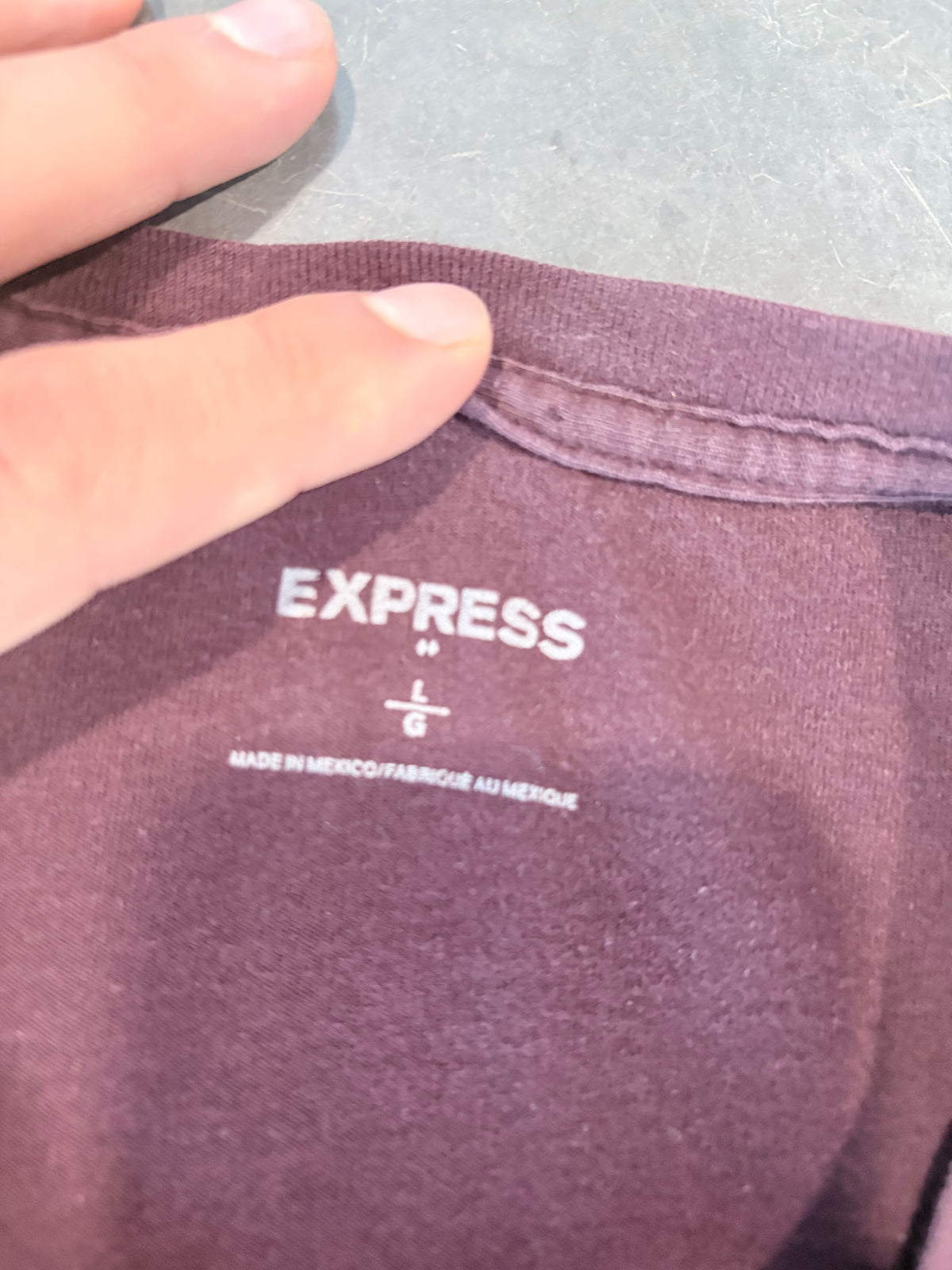 Express Grunge Graphic Tee