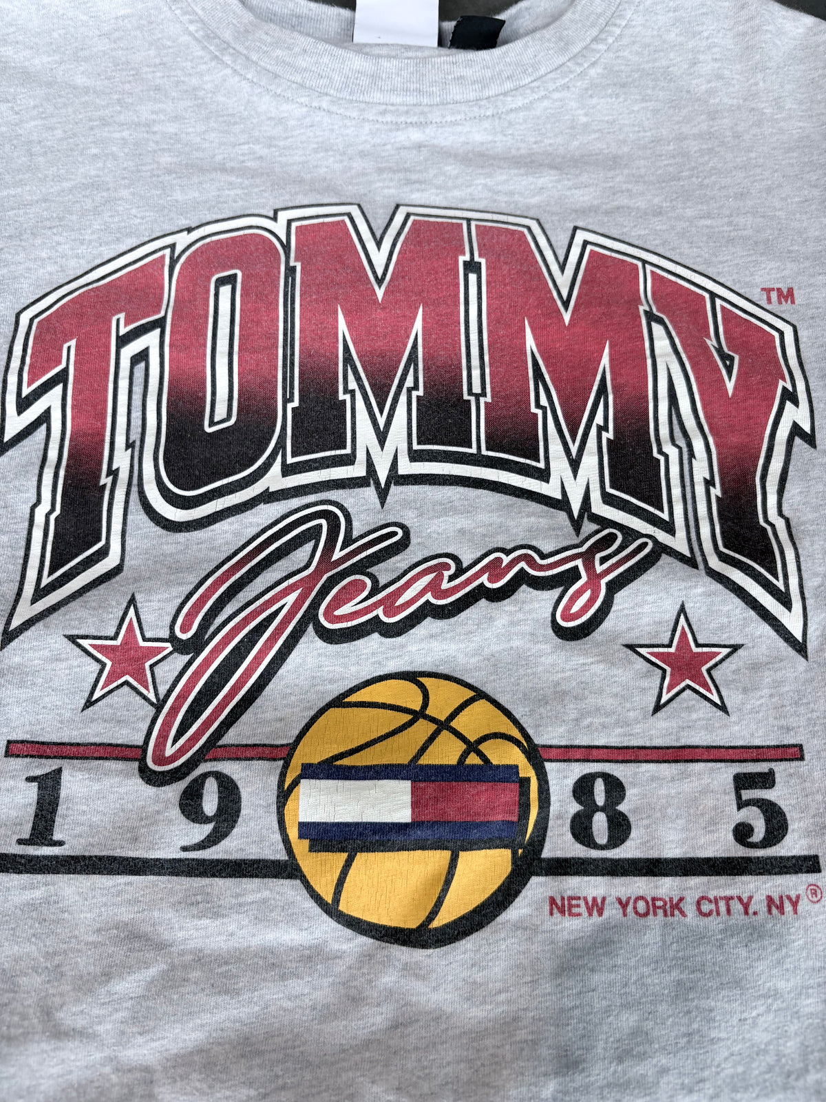 Y2K Tommy Basketball Streetwear Graphic Tee