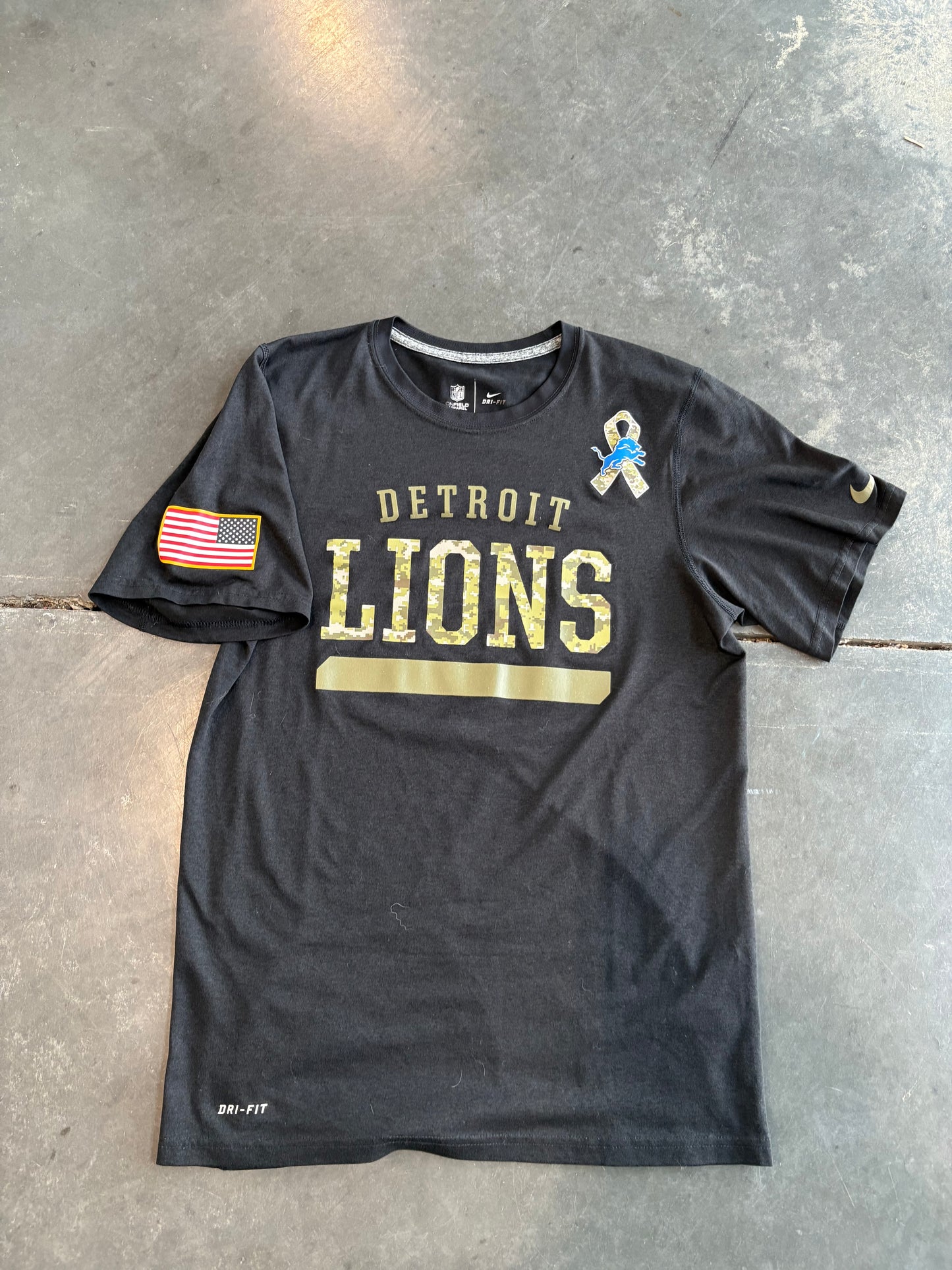 Detroit Lions Salute to Service On Field Training Jersey