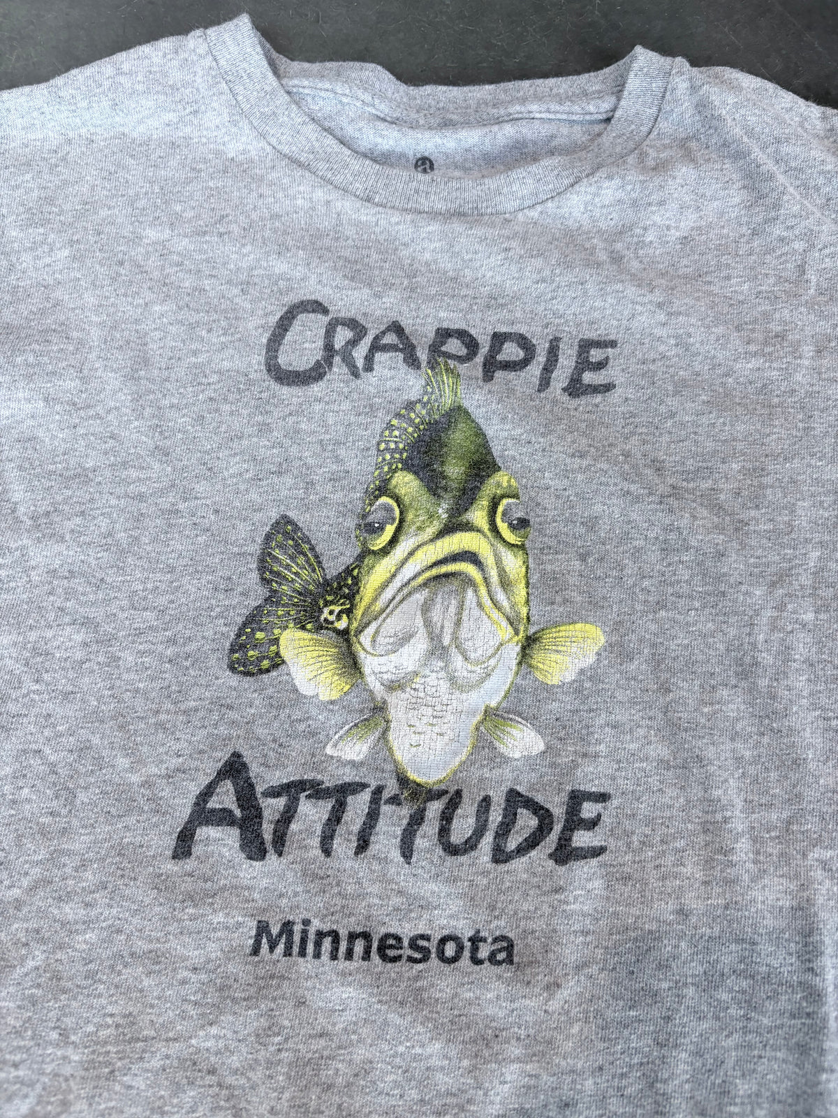 Crappie Attitude Carp Fish Graphic Tee
