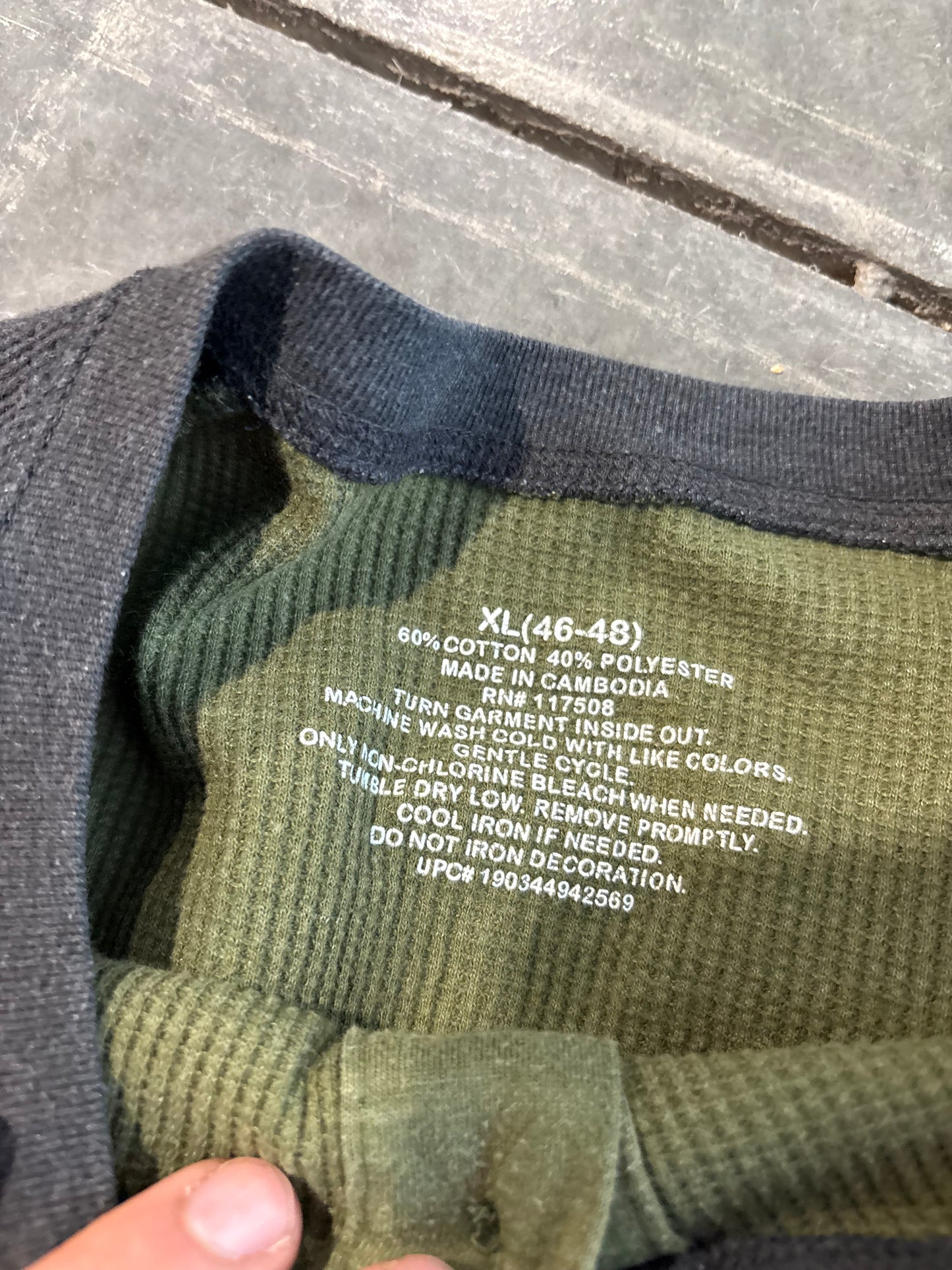 Black Iron Whiskey Grunge Graphic Long Sleeve