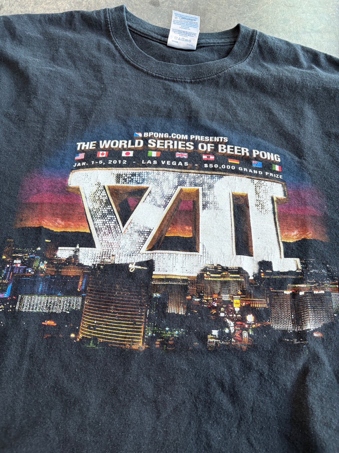 2012 Beer Pong World Series Graphic Tee