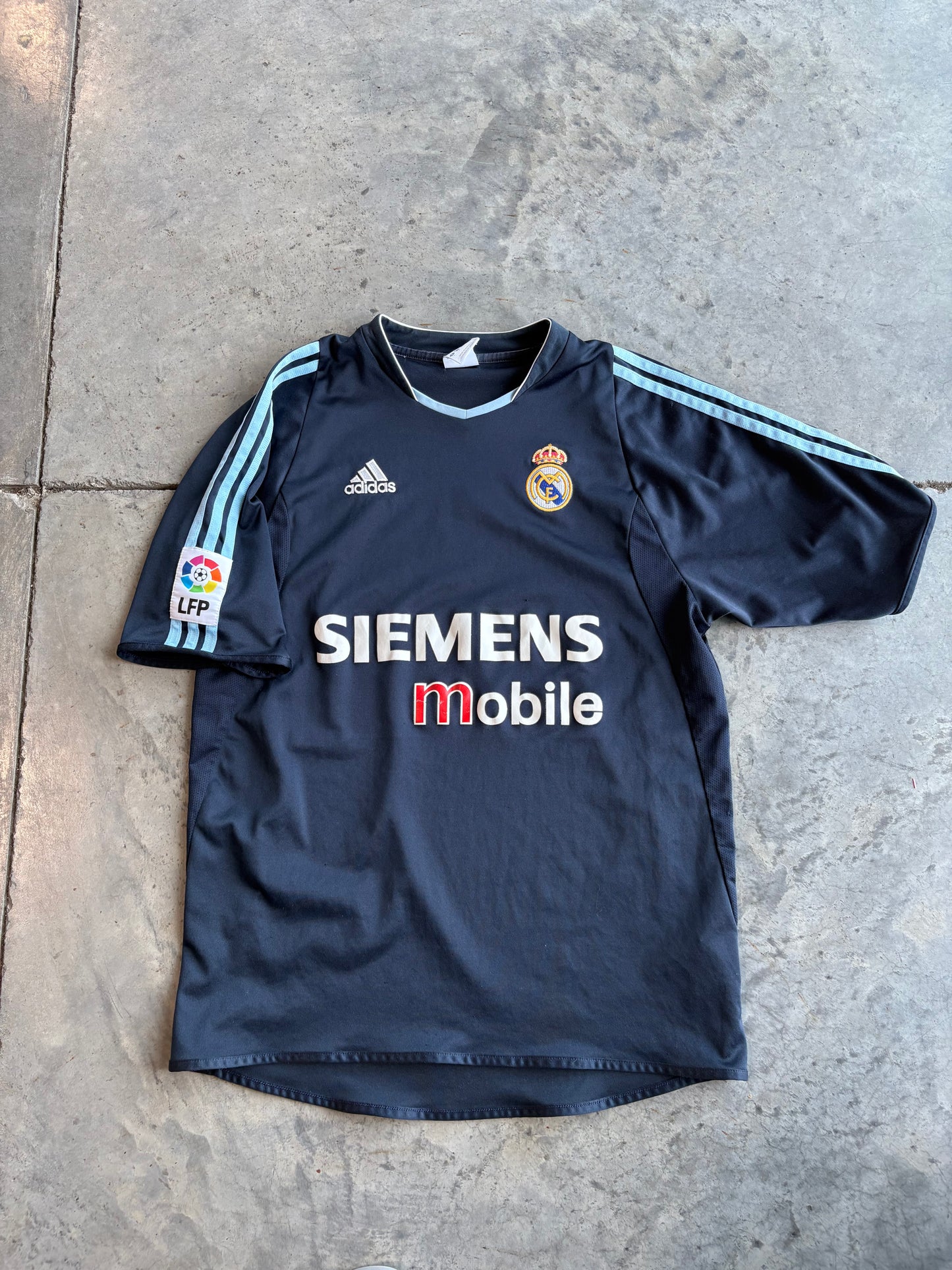 Y2K Real Madrid Away Jersey Galácticos Era