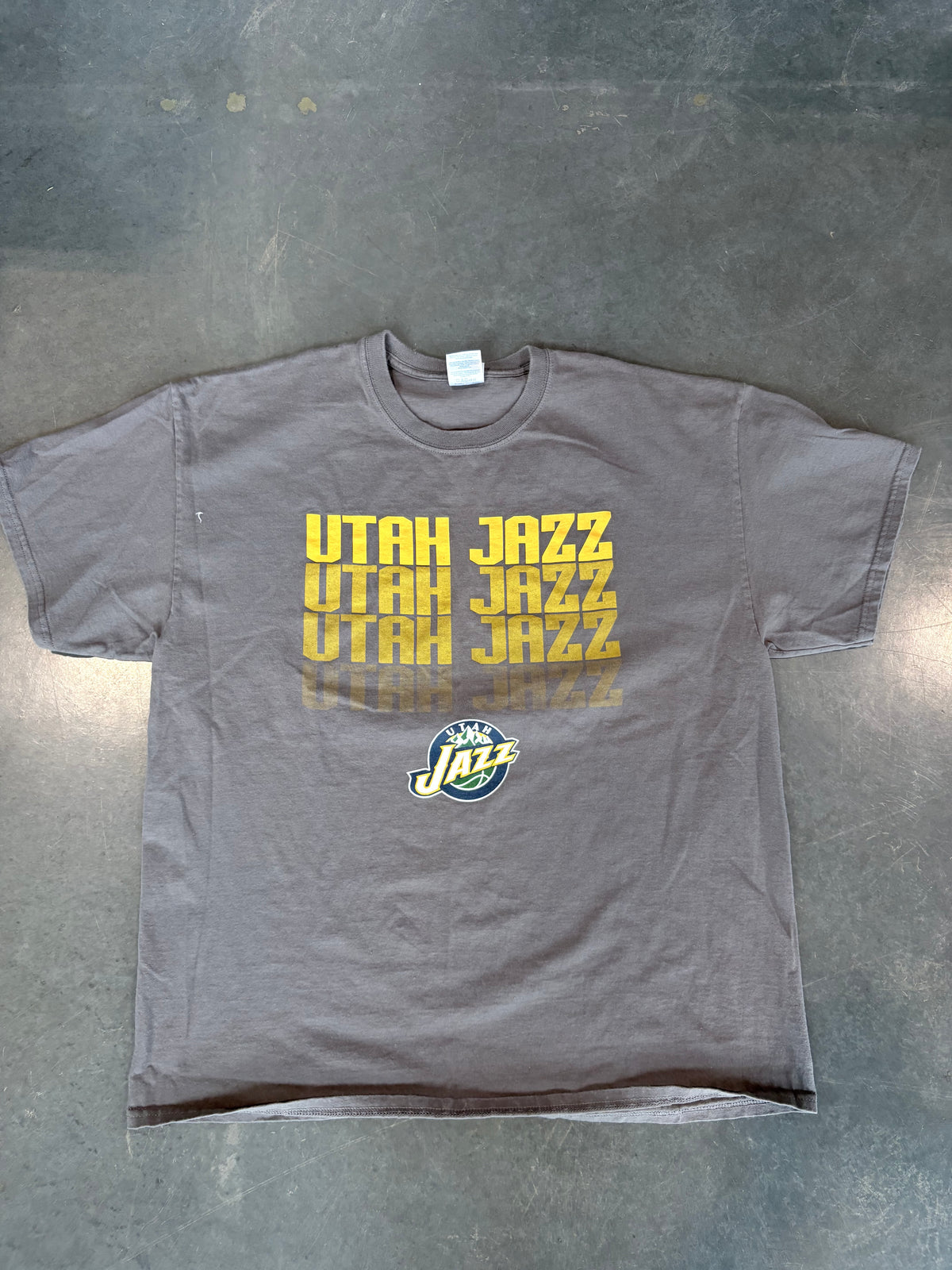 Y2K Utah Jazz Graphic Tee