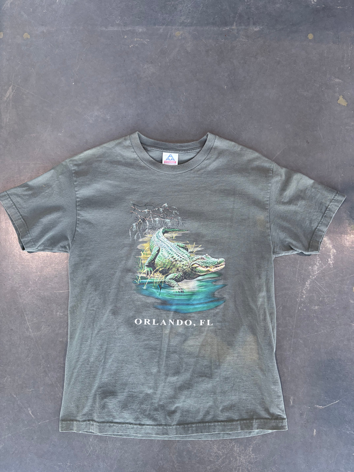 Vintage Y2K Alligator Florida Graphic Tee