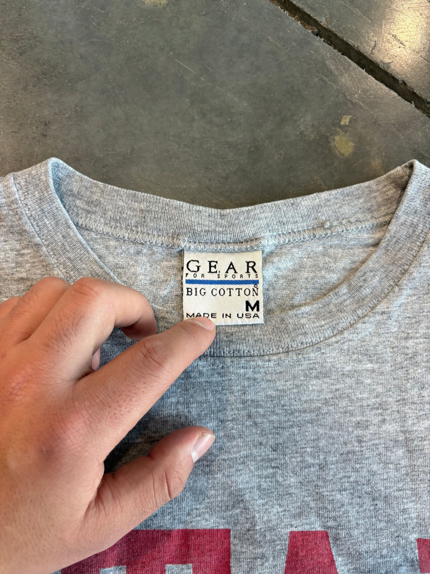 Utah Utes 90s Single Stitch Graphic Tee