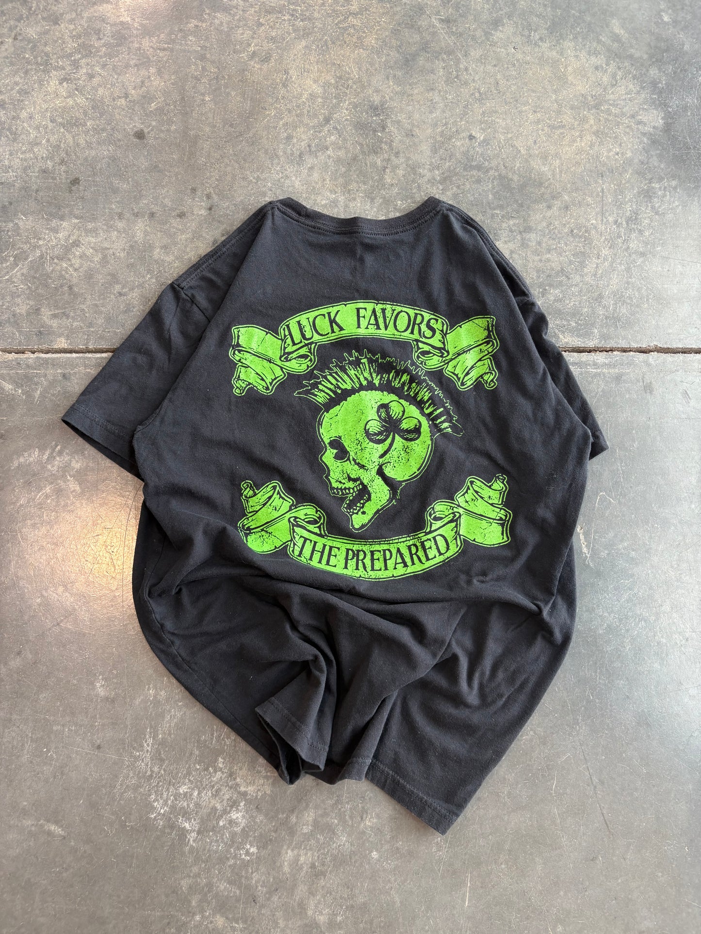 Luck Favors The Prepared Graphic Tee