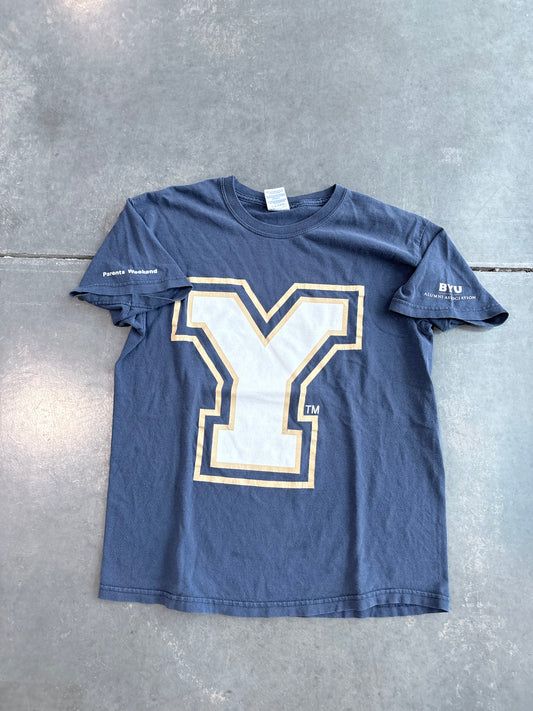 Vintage Y2K BYU Cougars Graphic Tee