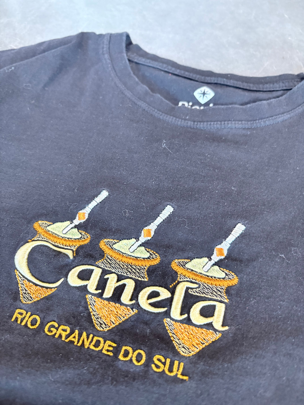 Vintage Canela Brazil Embroidered Graphic Tee