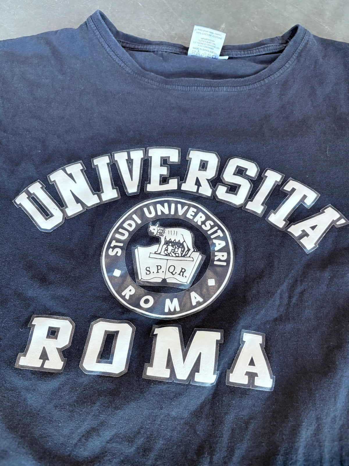 Y2K University of Roma Graphic Tee