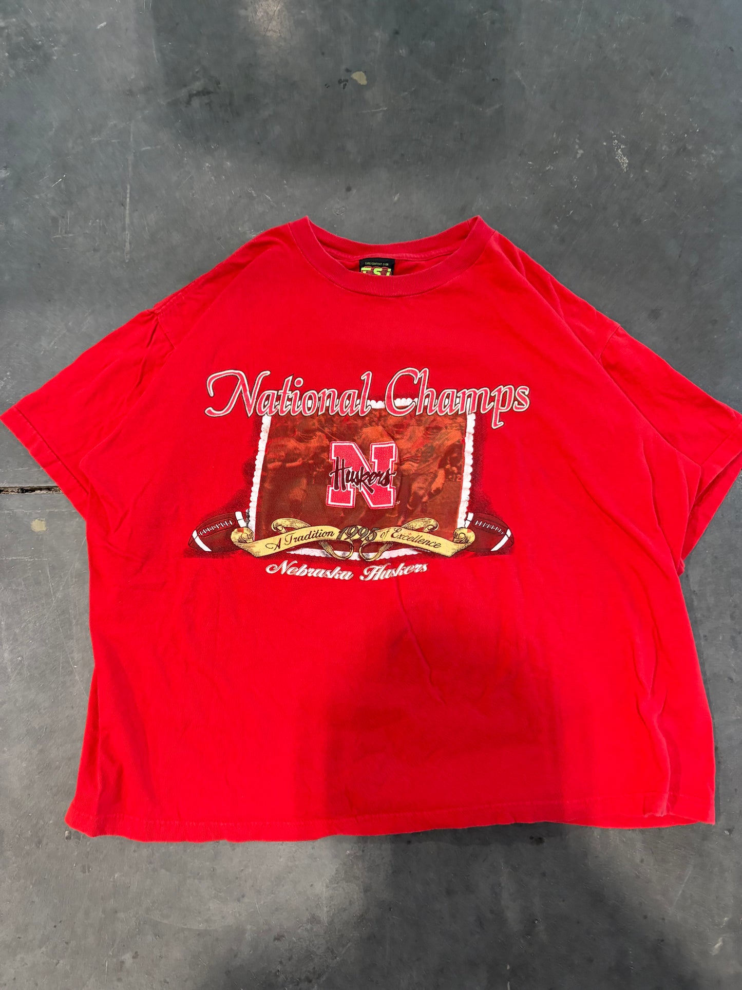 1995 Nebraska Huskies National Champs Graphic Tee
