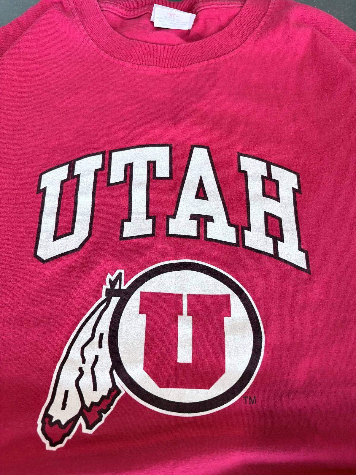 Vintage Y2K Utah Utes Logo Graphic Tee
