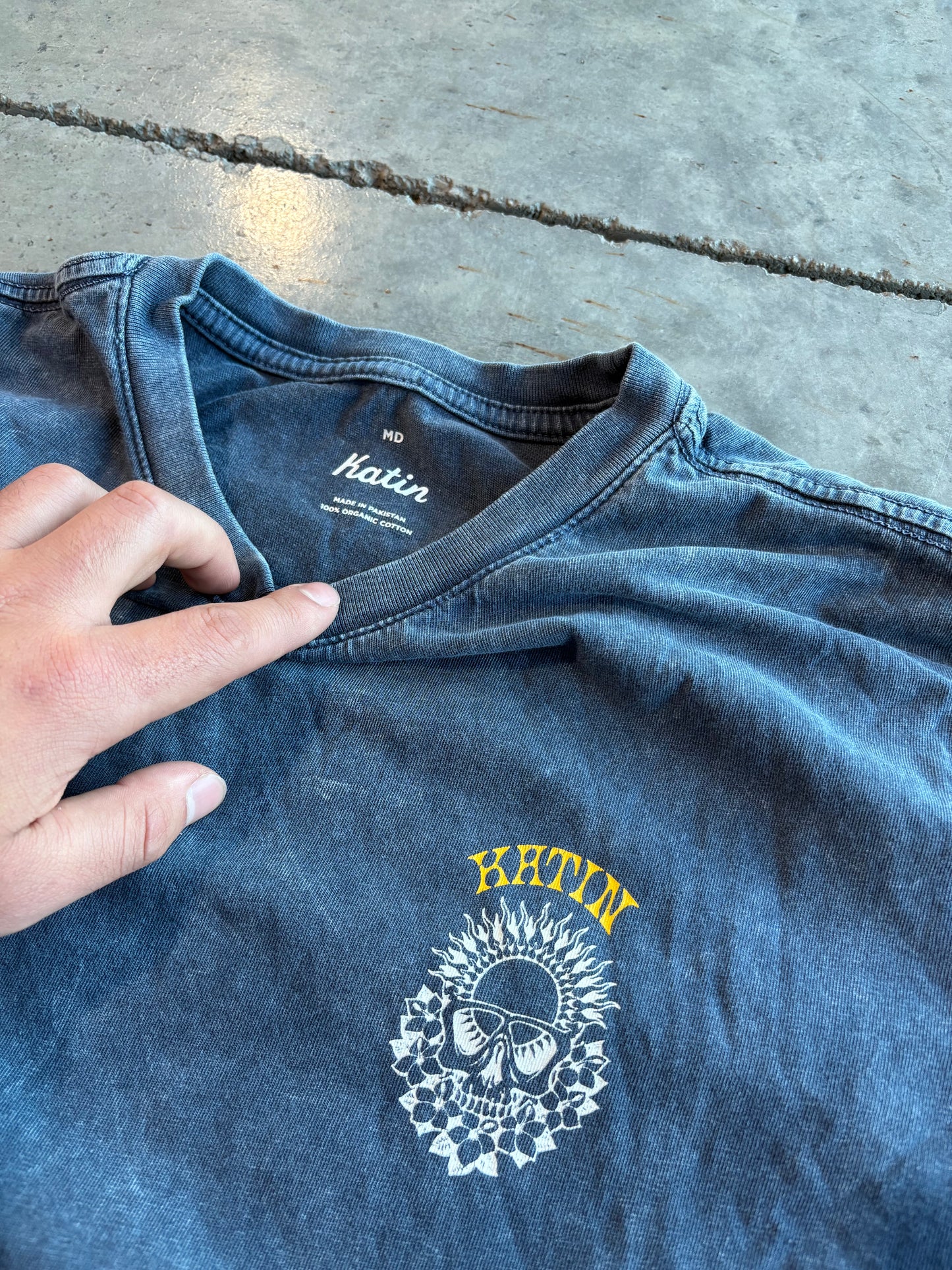 Skeleton Hippy Graphic Tee