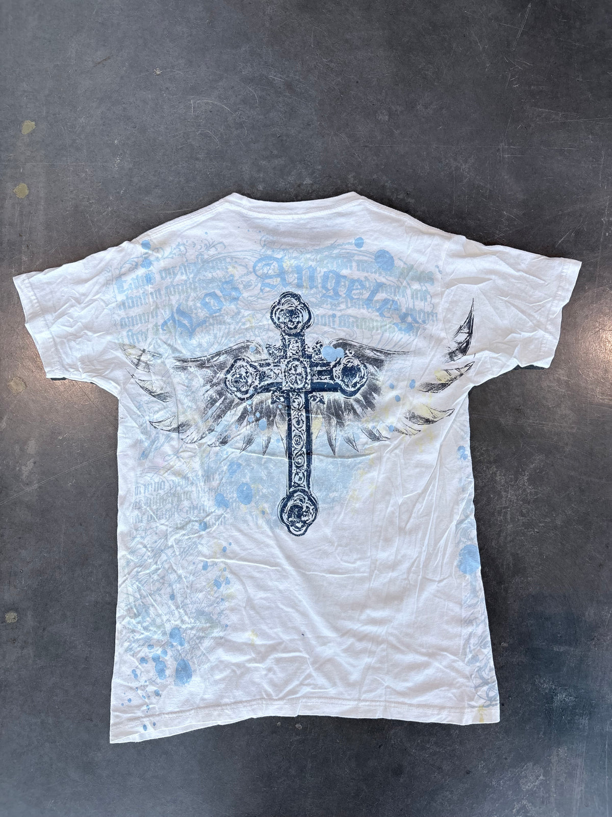 Grunge Y2K Cross Graphic Tee