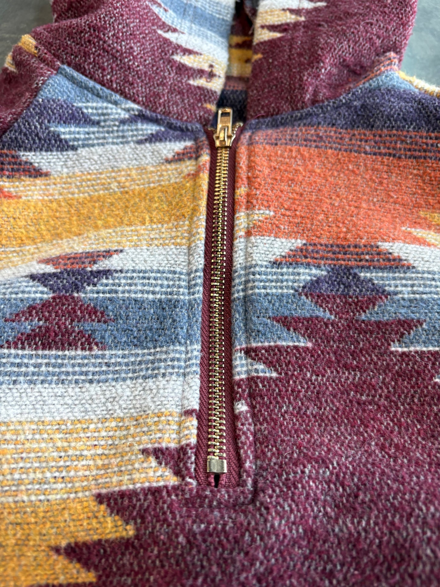 Vintage Aztec Print Hoodie