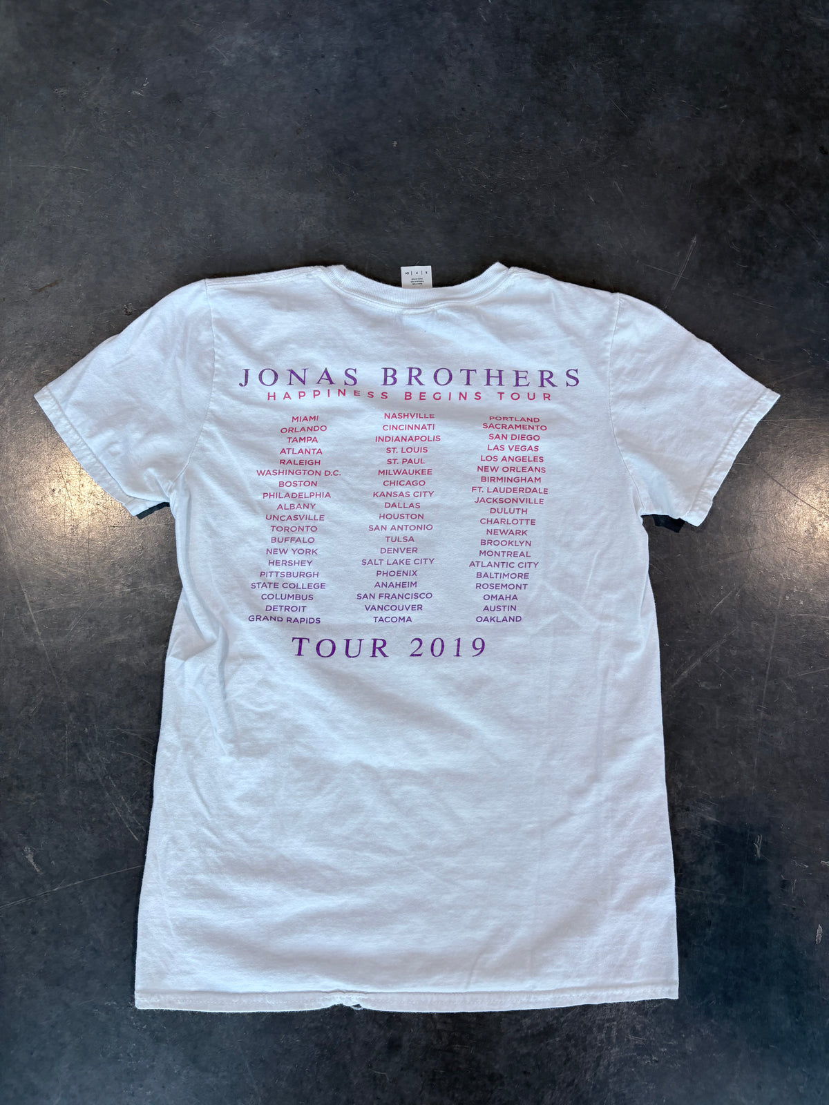 Jonas Brothers Happiness Begins Tour Graphic Tee