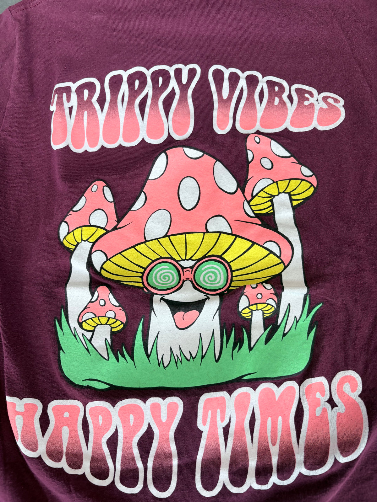 Trippy Vibes Happy Times Graphic Tee