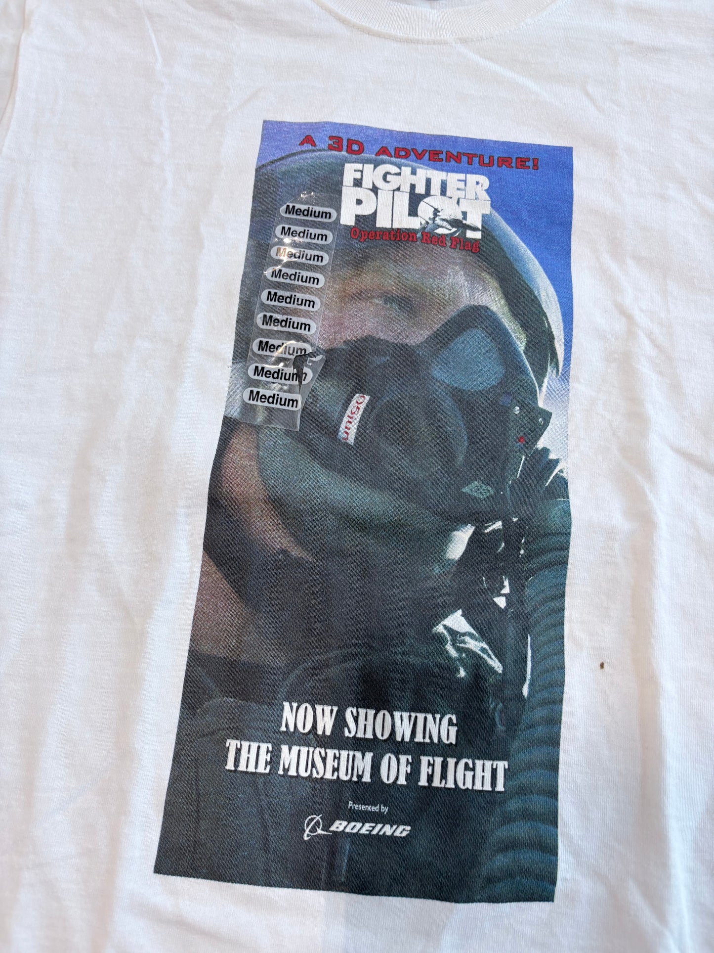 Y2K Fighter Pilot Promo Graphic Tee