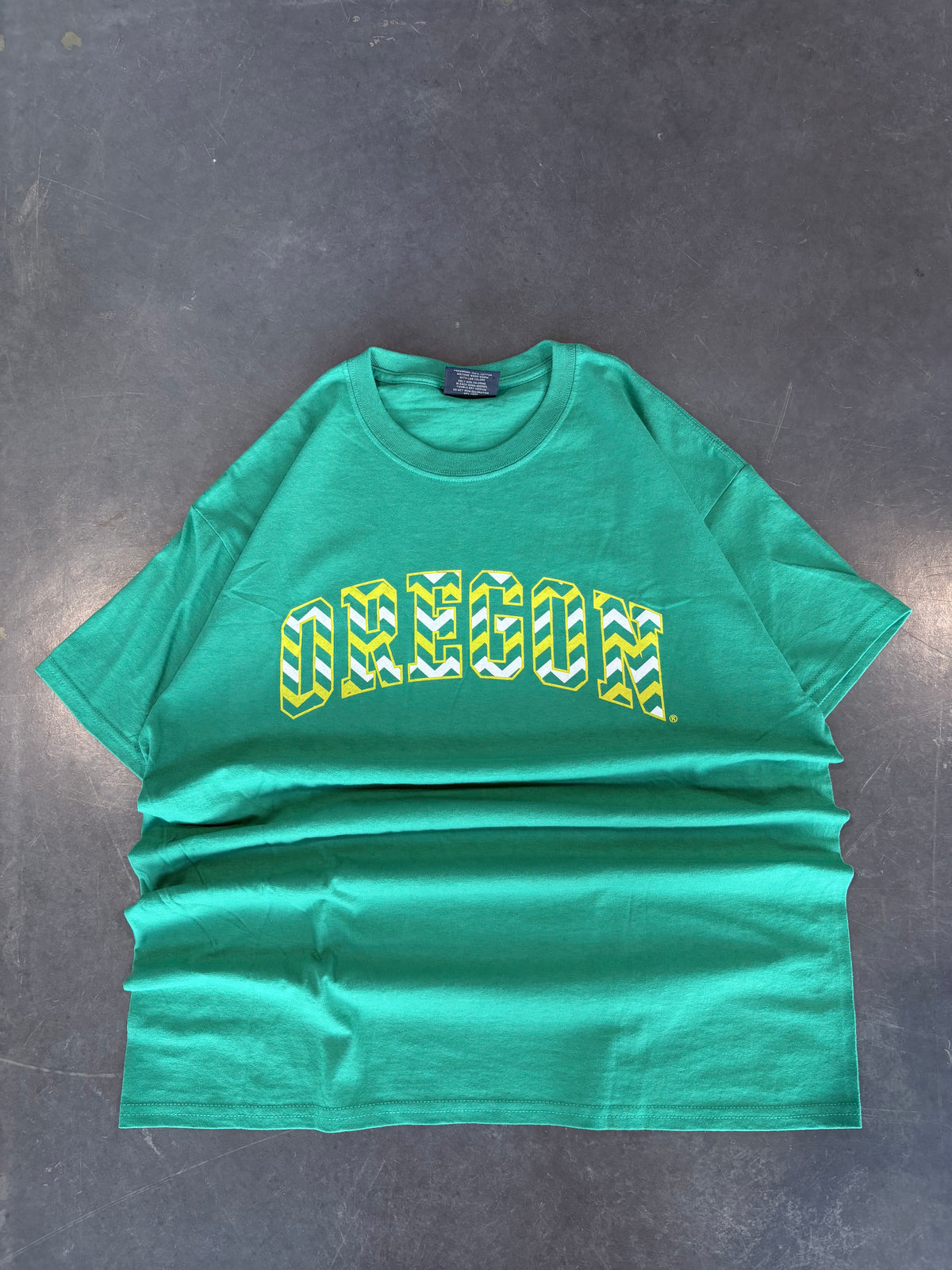 Y2K Oregon Ducks Collegiate Graphic Tee