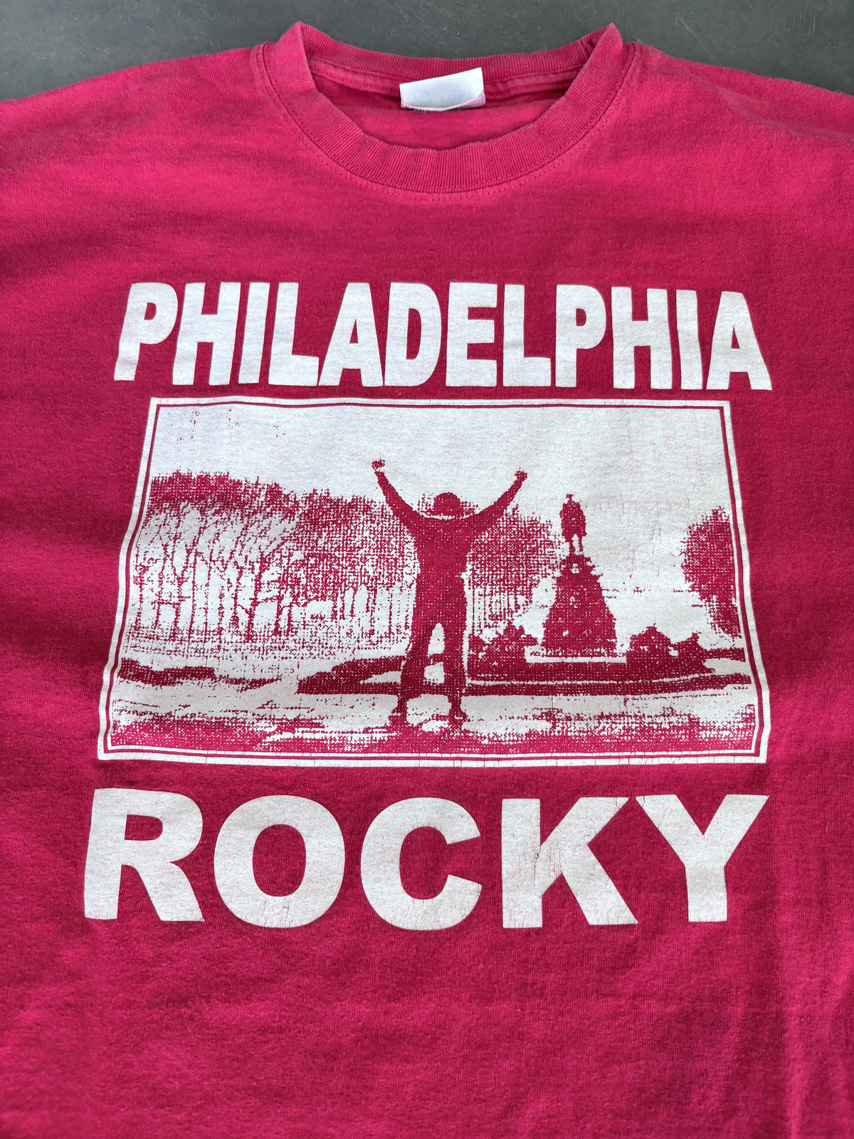 Y2K Rocky Balboa Philadelphia Graphic Tee