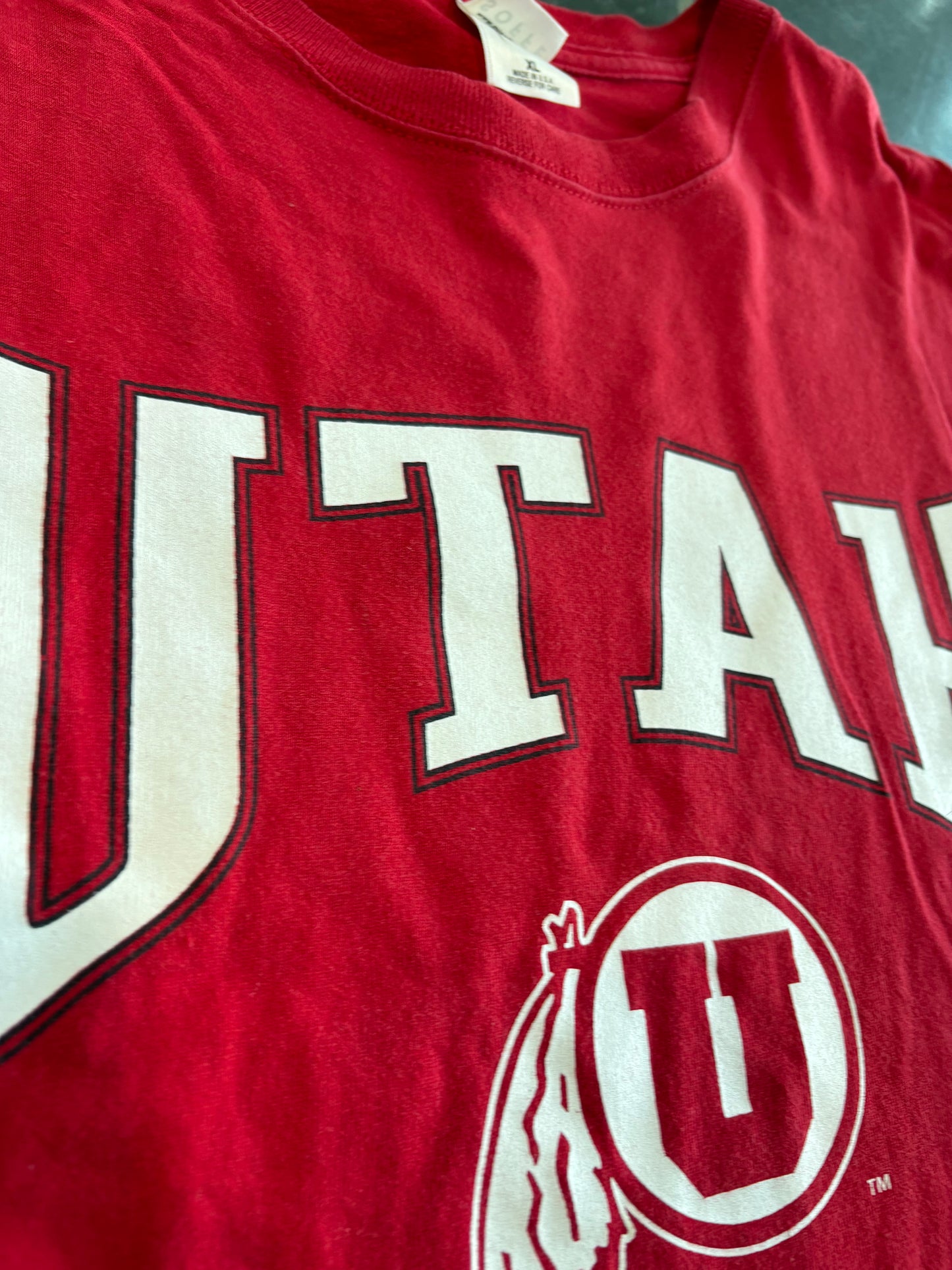 Vintage Y2K Utah Utes Graphic Tee