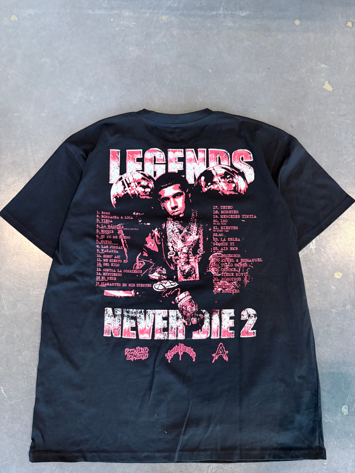 Anuel AA Legends Never Die 2 Graphic Tee