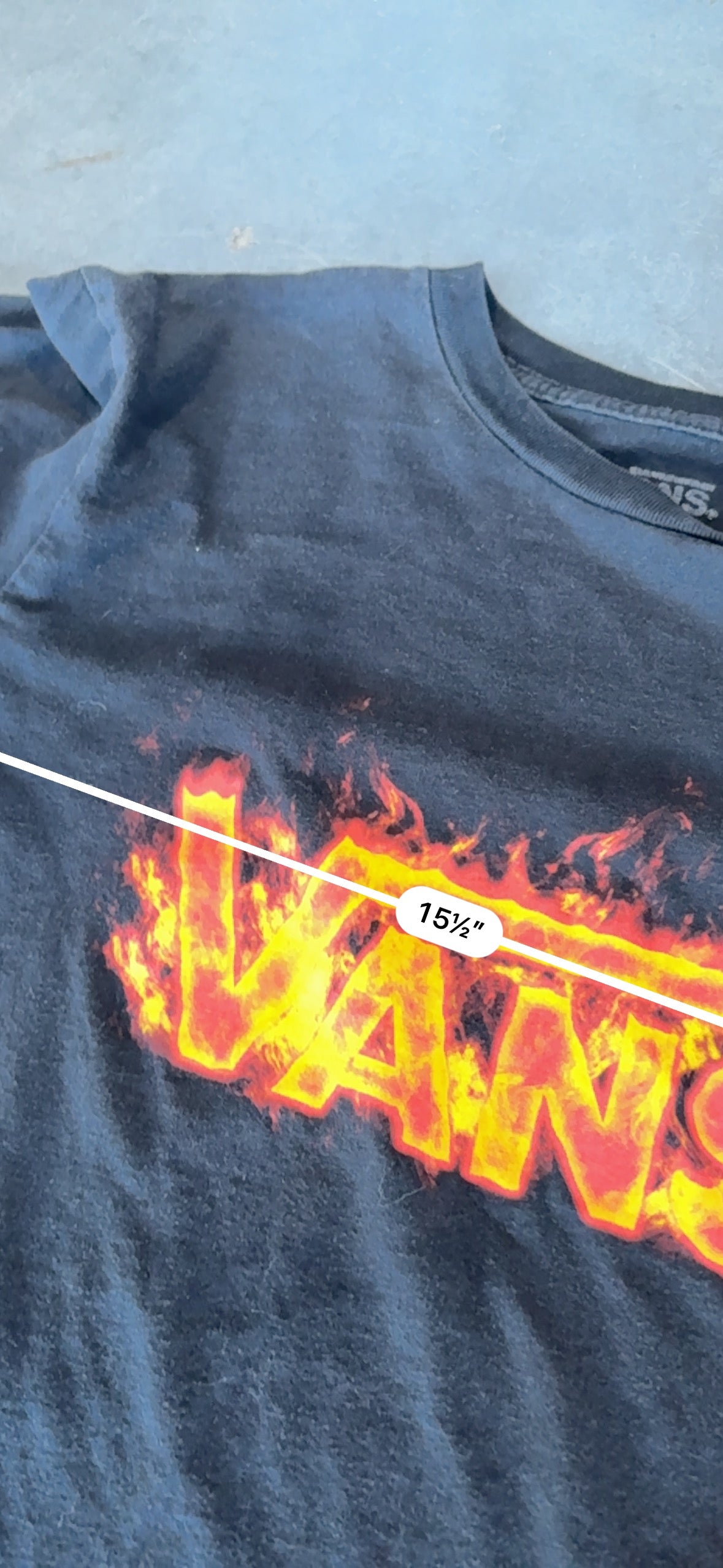 Vans Flame Graphic Long Sleeve