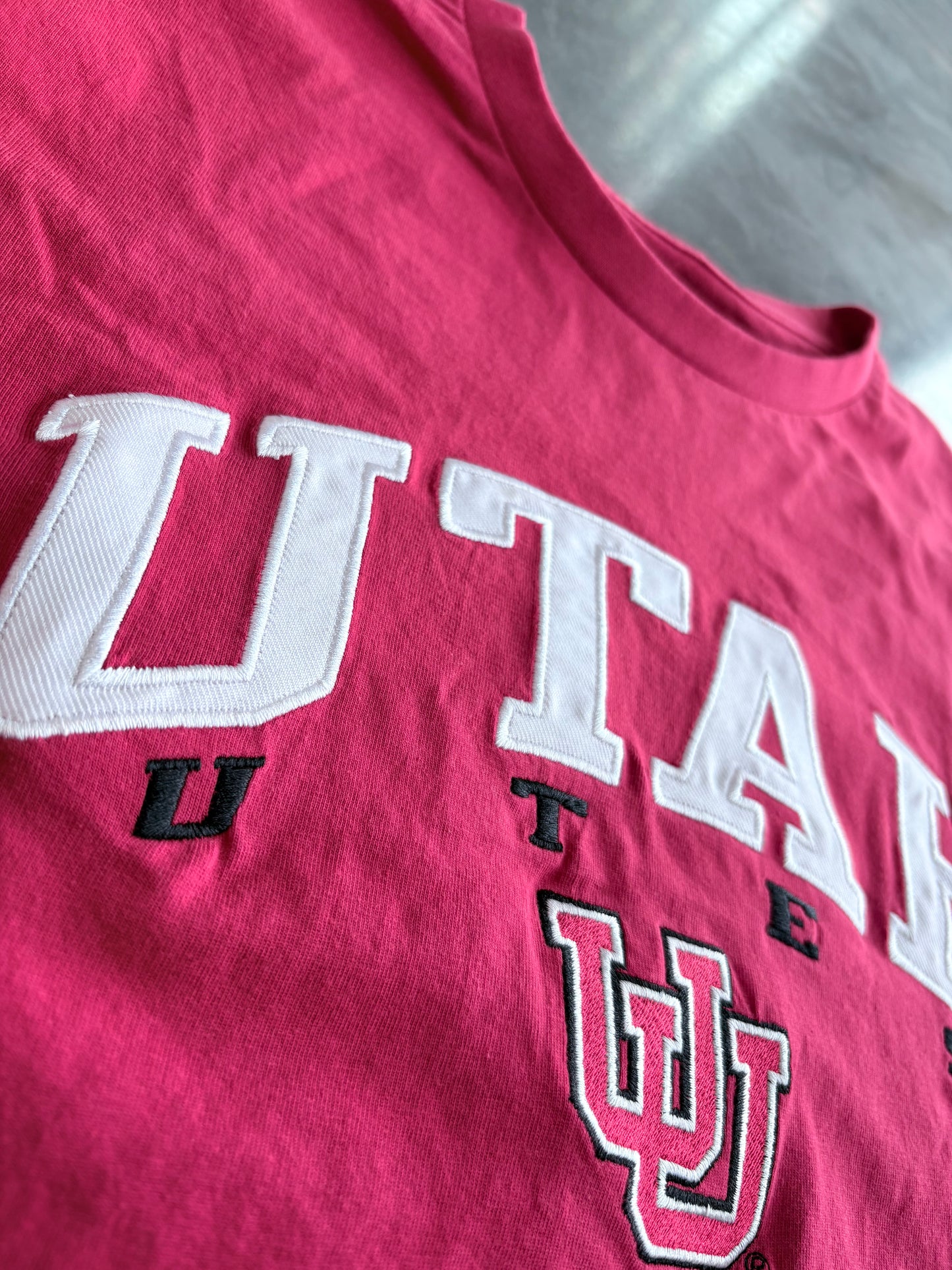 Utah Utes Embroidered Graphic Tee