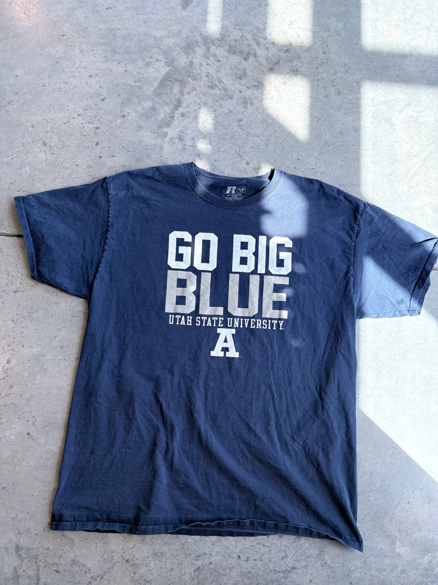 Utah State Aggies Go Big Blue Graphic Tee