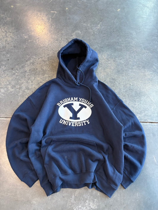 Y2K BYU Cougars Graphic Hoodie