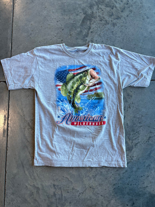 Bass Fish Graphic Tee