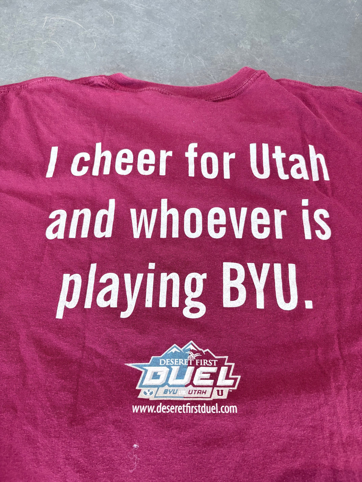 Y2K Utes vs BYU Holy War Graphic Tee