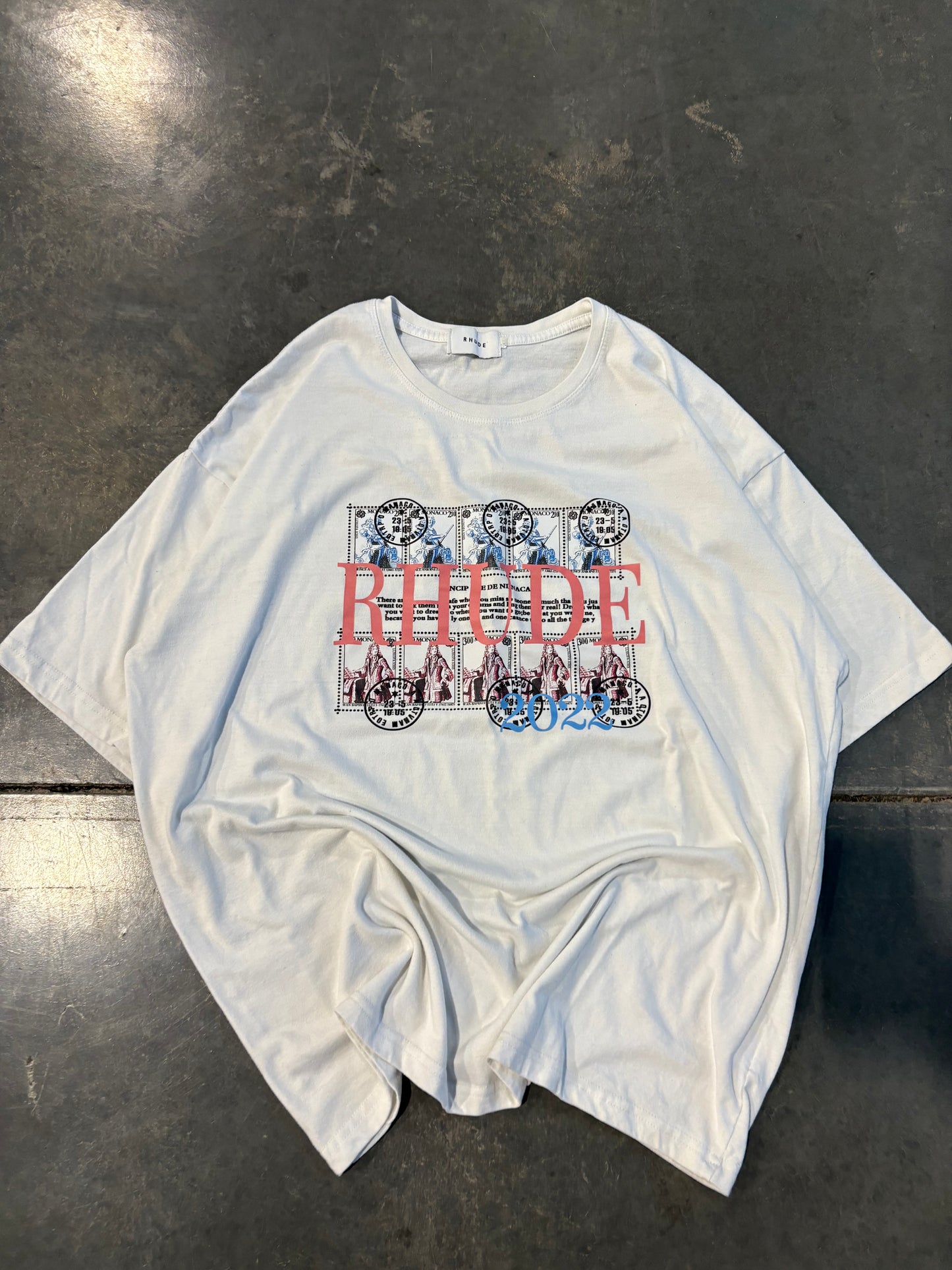 RHUDE 2022 Monaco Graphic Tee
