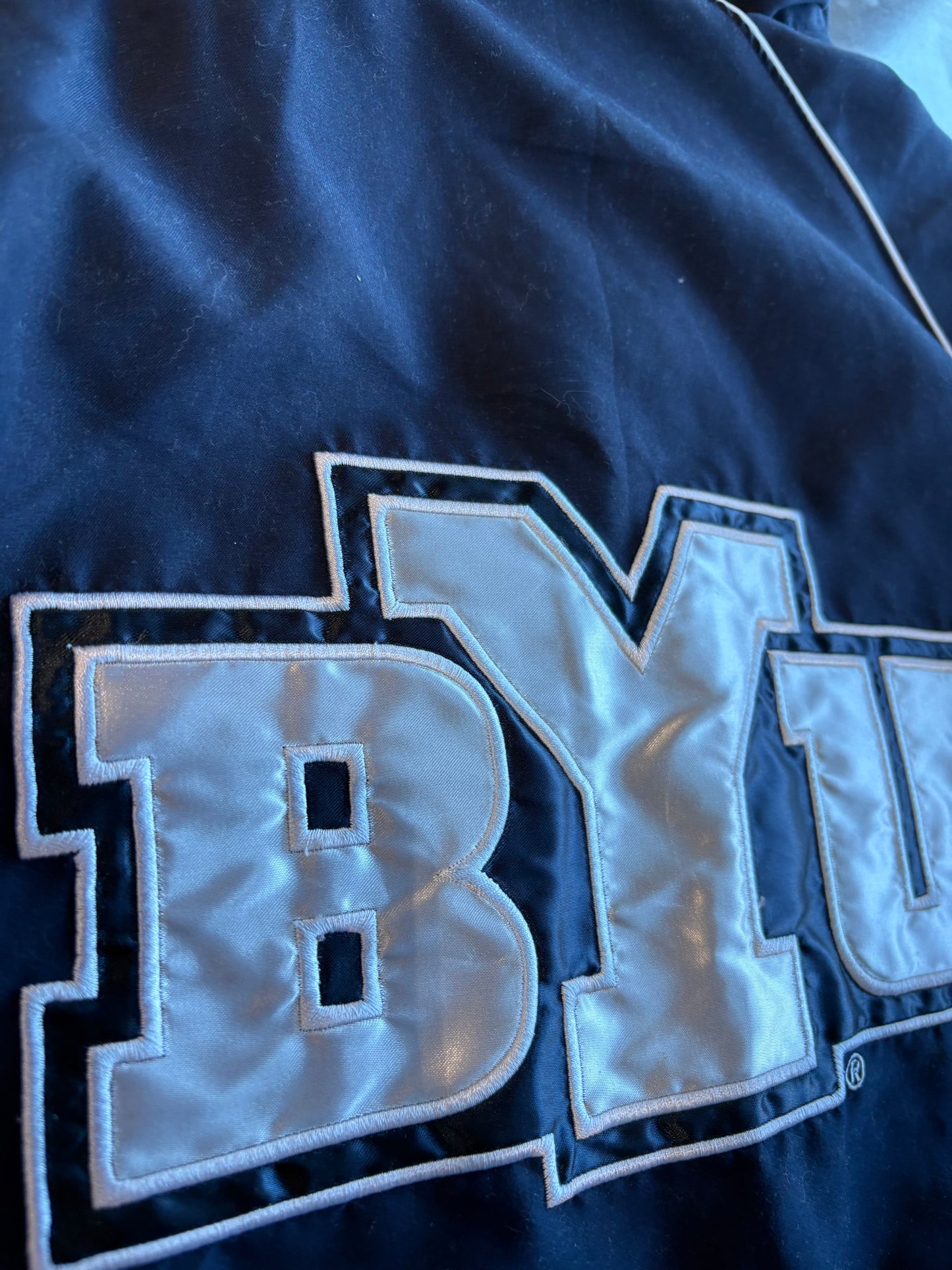 Vintage Y2K BYU Cougars Varsity Windbreaker Jacket New With Tags