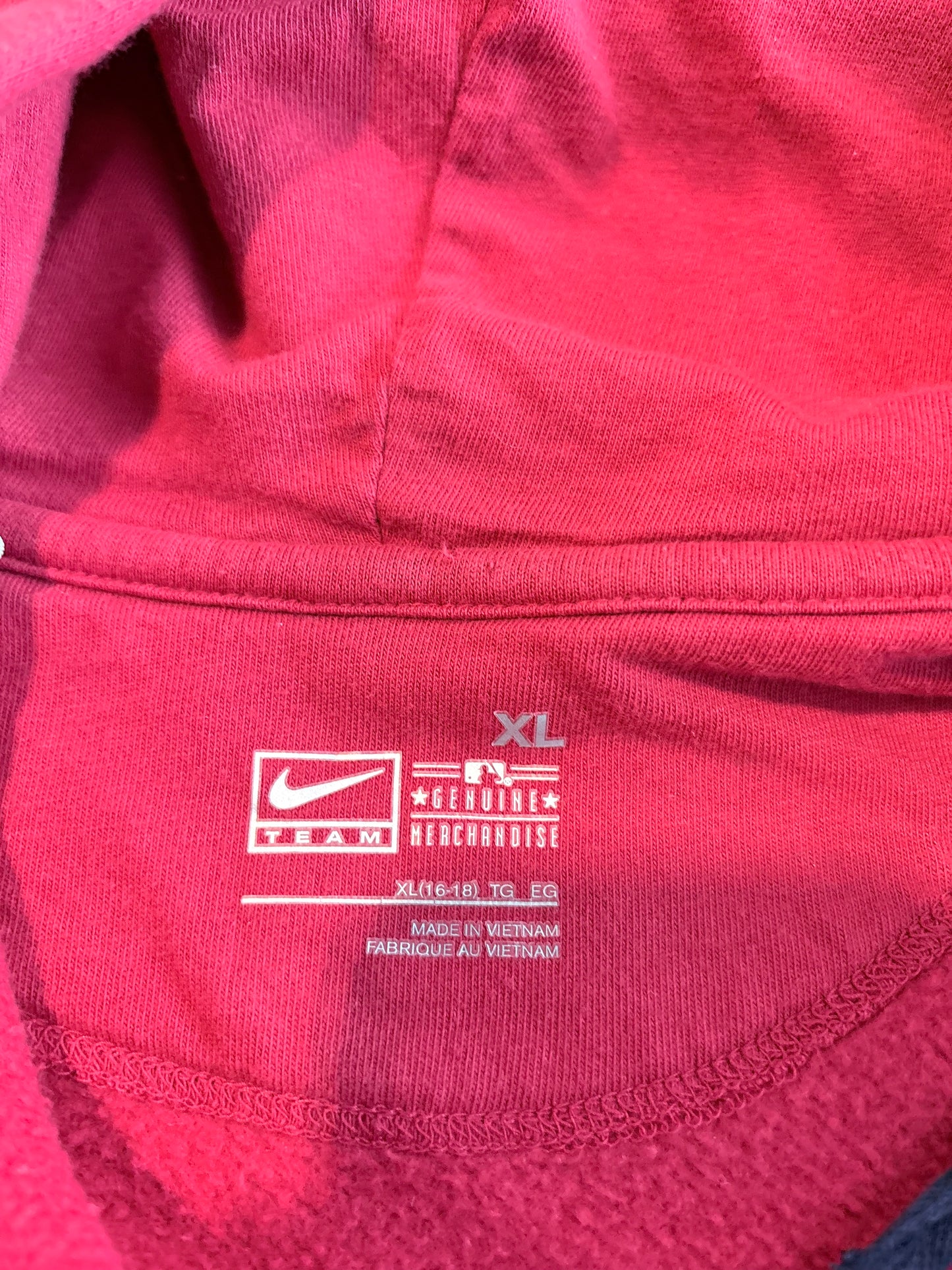 Vintage Y2K Boston Red Sox Nike Team Zip Up Hoodie