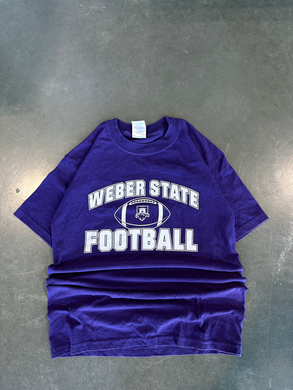 Vintage Y2K Weber State Football Graphic Tee