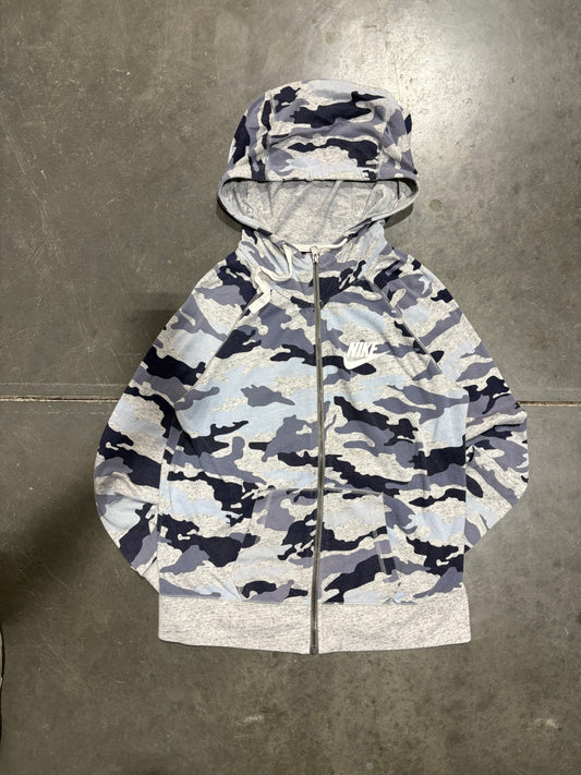 Camo Zip Up Hoodie